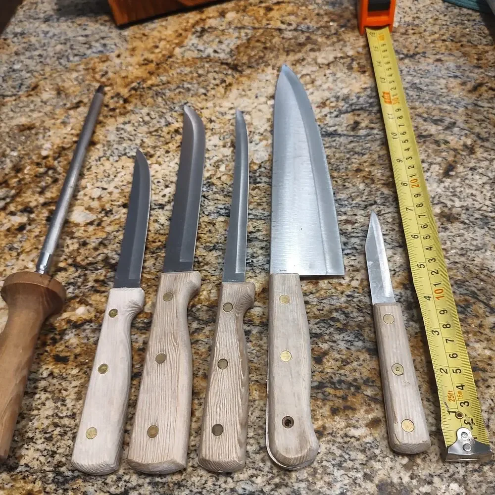 Carvel Haul 6-Piece Knife Set with Block Hi-Carbon Stainless Steel